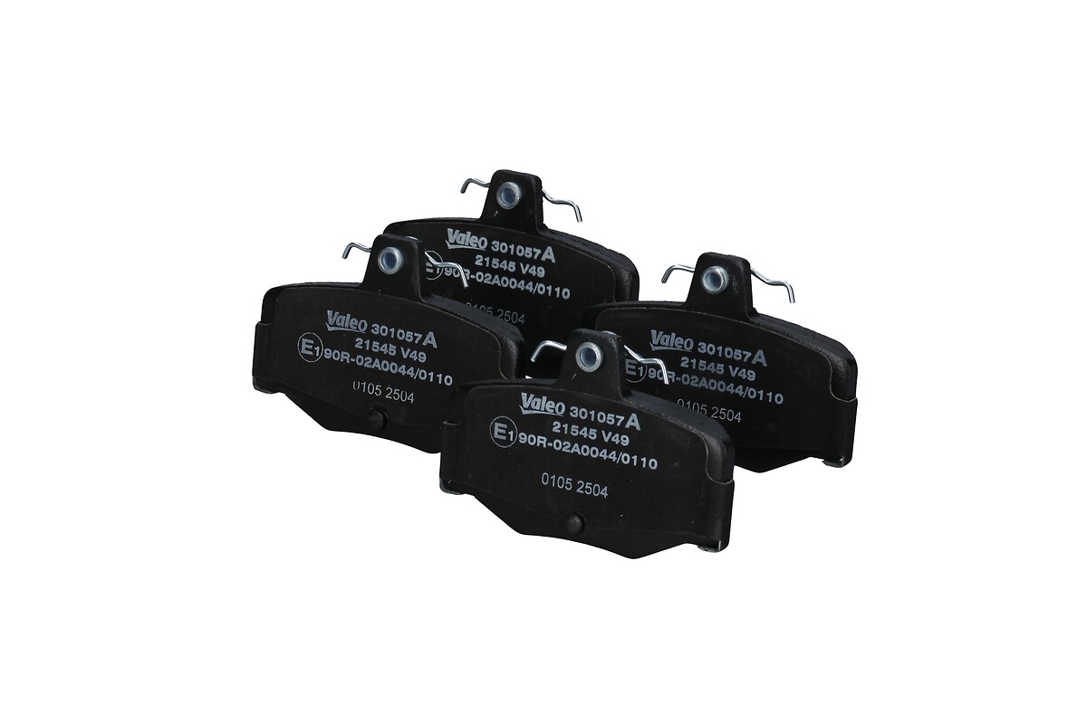 Jeu de 4 plaquettes de frein VALEO ref. 301057A
